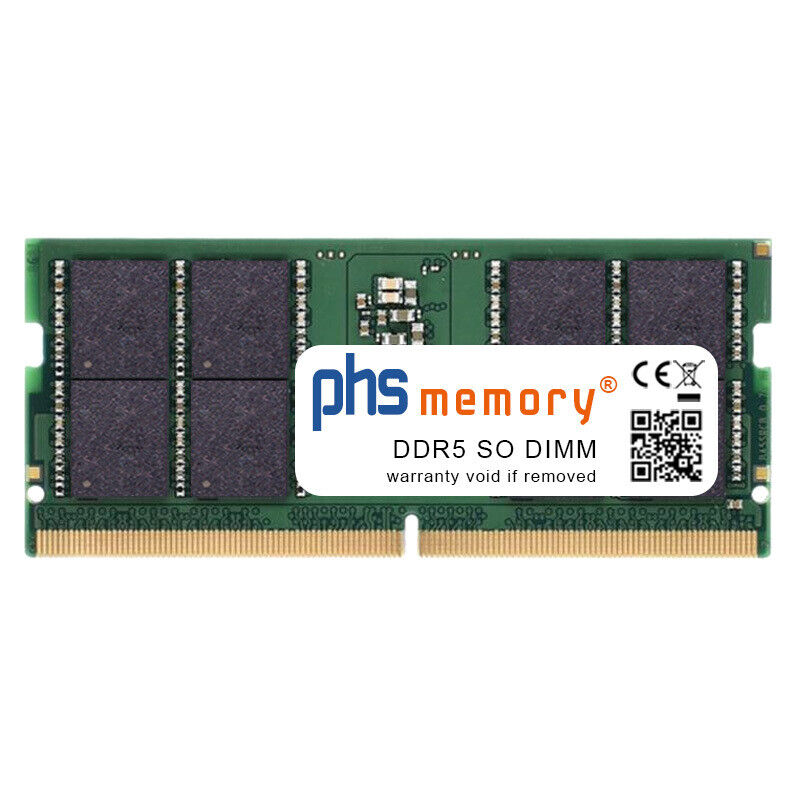 32GB RAM DDR5 passend für Gigabyte AERO 16 YE5-94UK748HP SO DIMM 4800MHz