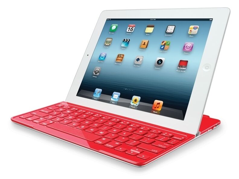 Logitech Ultrathin Keyboard Cover für iPad 2 iPad 3 iPad 4 ROT DE-920-004918 NEU
