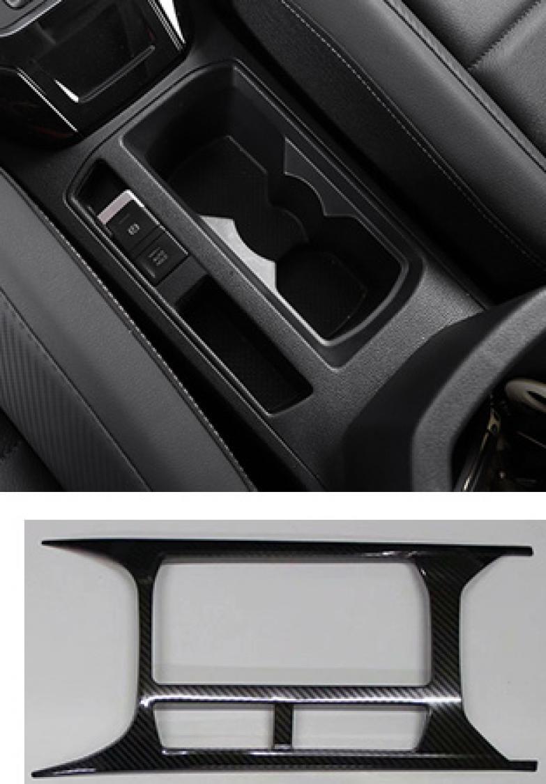Mittelkonsole Blende Abdekung Rahmen Edelstahl Carbon Optik Passend Für VW T-Roc