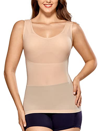 Delimira Damen Figurformendes Unterhemd Camisole Top Body Shaper Bauch Weg Formendes Top Beige 44-(Herstellergrösse - Xl)