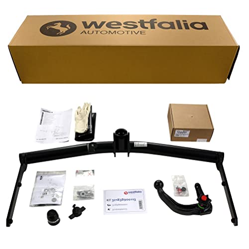 Westfalia Abnehmbare Anhängerkupplung Für Vw Touran (Inkl Cross) (Bj 03/2003-09/2015) - Im Set Mit 13-Pol. Fzg.-Spez. Westfalia Elektrosatz