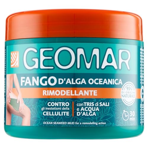 Geomar | Klärschlamm Aus Ozeanalgen Gegen Die Unvollkommenheiten Der Cellulite, 95% Natürlichen Ursprungs Mit Tris Salzen (Meersalz, Epsom Und Totes M