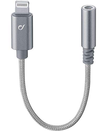 Cellularline Musik-Enabler, Lightning-Anschluss, Musikadapter, Apple Zertifiziert, Ultra Resistant, Grau