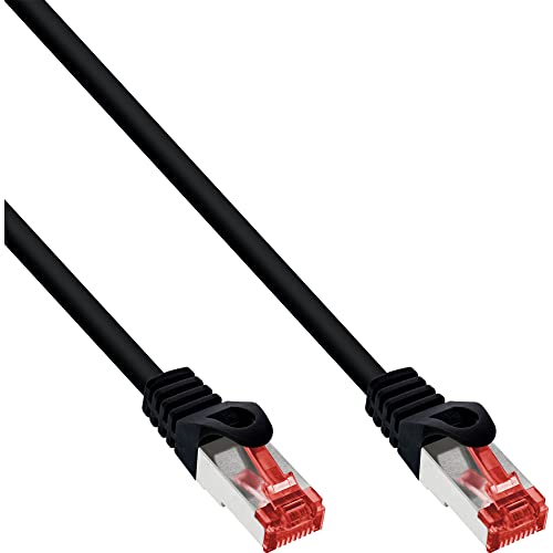 Inline 73612X Crossover Patchkabel, S/Ftp, Cat.6, Schwarz, 1,5M