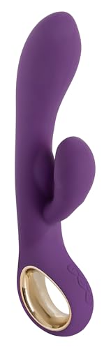 You2Toys Rabbit Vibrator Petit - Intensiver G-Punkt-Vibrator Mit Klitoris-Reizarm Für Frauen, 10 Vibrationsmodi, Ergonomisch Geformt, Lila/Gold