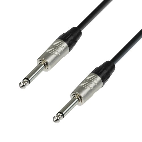 Adam Hall K4 Ipp 0600 Instrumentenkabel Rean 6, 3 Mm Klinke Mono Auf 6, 3 Mm Klinke Mono 6 M