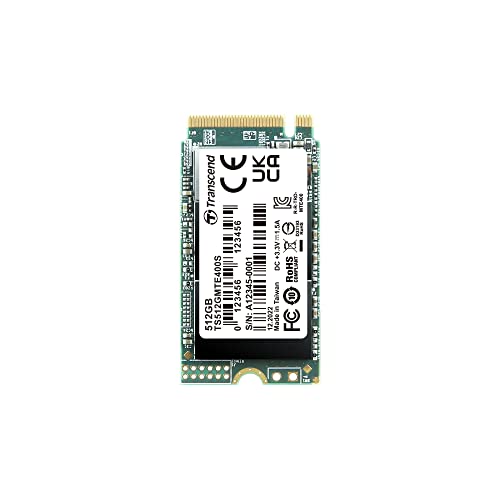 Transcend Mte400S 512 Gb Nvme Pcie Gen3 X4 M.2 2242 Internal Solid State Drive (Ssd) 3D Tlc Nand (Ts512Gmte400S)