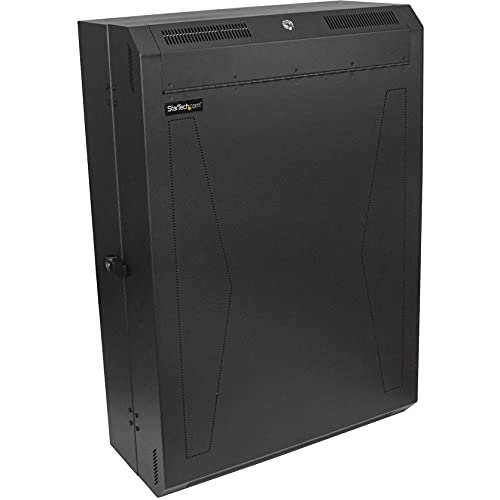 Startech.Com 6He Wandmontage Netzwerk Rack - Vertikales Rack Für Patch Panels - 76 Cm Tiefes Serverschrank (Rk630Walvs)