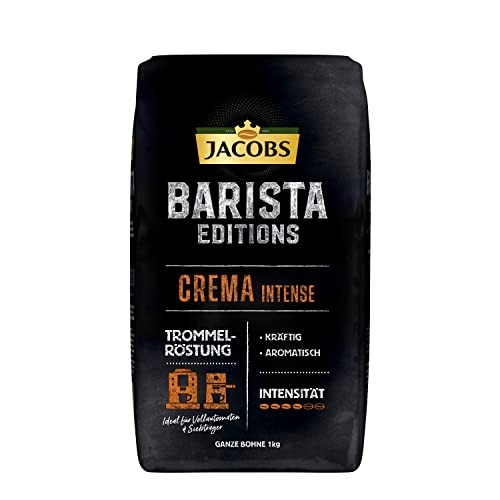 Jacobs Kaffeebohnen Barista Editions, 1000 G, Crema Intense