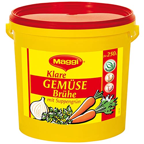 Maggi Klare Gemüsebrühe, Vegan, 1Er Pack (1 X 5Kg Eimer)