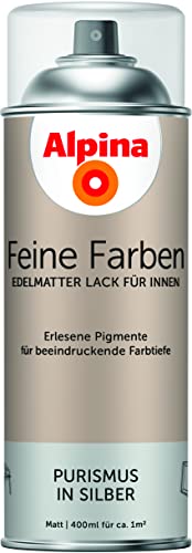 Alpina Feine Farben Sprühlack Purismus In Silber 400Ml