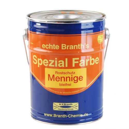 Branths Rostschutz Mennige Bleifrei 5 Liter (19,80 Eur/L)