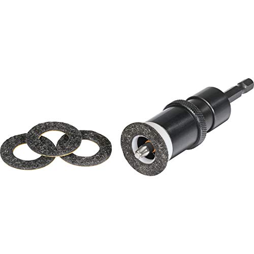 Spax Drive Stop, Variabler Tiefenbegrenzer, Spax-Bit T-Star Plus T25 Inox (Rostfrei) Und 3 Stück Ersatz Filzringe, Terrassenbau, 5000009186909