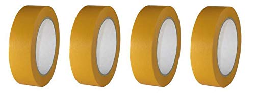 4 Rollen Maler Goldband Finelinetape Malerkrepp Abdeckband Washi Lack (4 Rollen 30Mm X 50M)