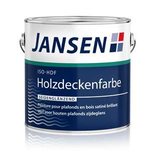 Jansen Iso-Hdf Holzdeckenfarbe Matt Weiß 2,5L Grund Und Deckanstrich