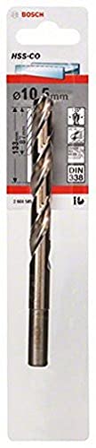 Bosch Accessories Professional Metallbohrer Hss-Cobalt (Ø 10,5 Mm)