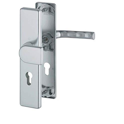 Hoppe Schutzgarnitur London 78G/2221A/2440/113 Alu.F1 72Mm 37-42Mm