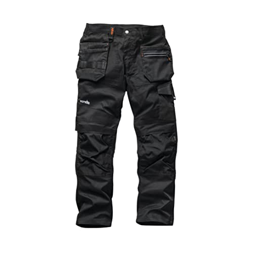 Scruffs Stretch-Arbeitshose „ Trade-Flex“, Schwarz 52S / 25 (T54494)