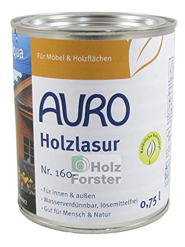 Auro Holzlasur Aqua Nr. 160-85 Nussbaum, 0,75 Liter