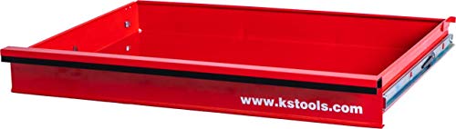 Ks Tools 873.1008-R004P Schublade Mit Website Und Kugelführung Zu Werkstattwagen P10/P15, 568X398X65 Mm