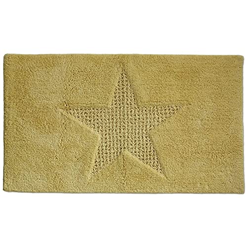 Kela Badematte Lindano 100X60Cm Aus Baumwolle In Gelb, 100 X 1 X 60 Cm