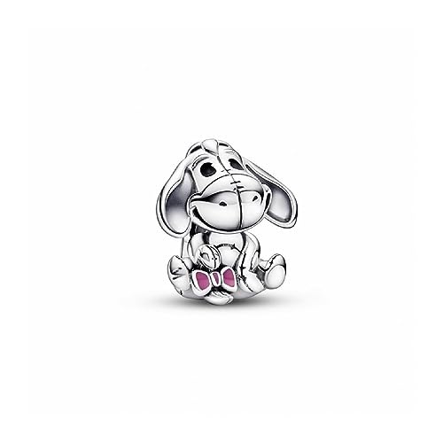 Pandora Disney Winnie Puuh I-Ah Charm Aus Sterling Silber Und Emaille - Kompatibel Mit Pandora Moments Armbänder