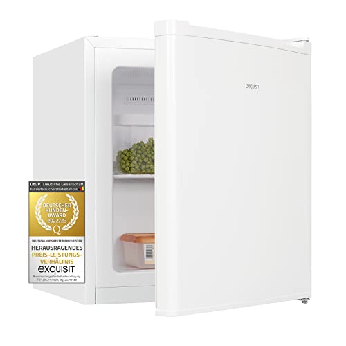 Exquisit Mini-Gefrierschrank Gb05-040E Weisspv | Mini Gefrierschrank Klein 33 L Volumen | 4 Sterne | Tiefkühlschrank Klein & Kompakt