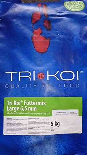 Tri Koi Futtermix Ab 15° C - Koifutter Aus Der Schweiz - Ca. 6,5 Mm (10 Kg)