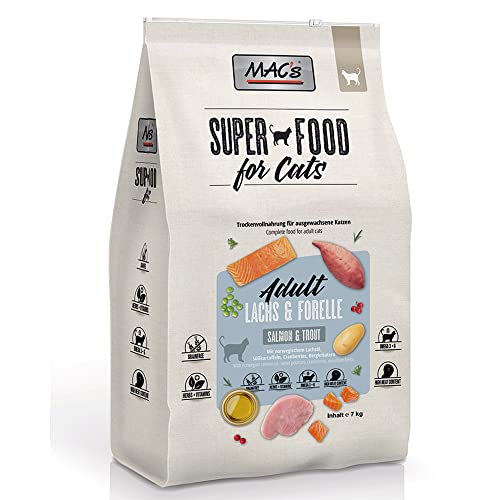 Mac'S Katzenfutter Getreidefrei Adult Lachs & Forelle, 7 Kg