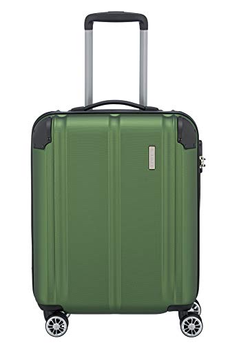 Travelite 4-Rad Handgepäck Koffer Erfüllt Iata Bordgepäckmaß, Gepäck Serie City: Robuster Hartschalen Trolley Mit Kratzfester Oberfläche, 073047-80, 5