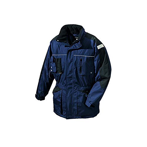 Texxor Winterparka Aalborg, Gefütterte Regen Arbeitsjacke M, Marine,