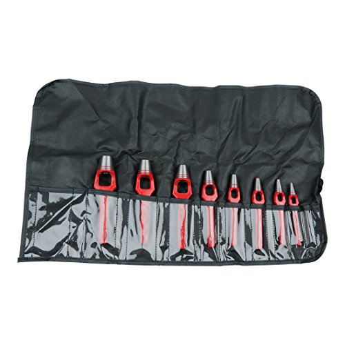 Ks Tools 129.2103 Henkellocheisen-Satz, 8-Tlg.