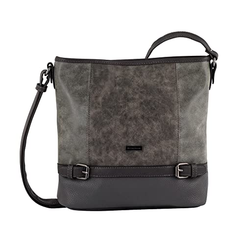 Tom Tailor Juna Damen Hobo Bag Schultertasche Mittelgroß Grau