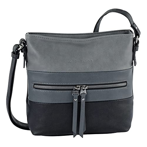 Tom Tailor Ellen Damen Umhängetasche Crossbody Bag Mittelgroß Schwarz