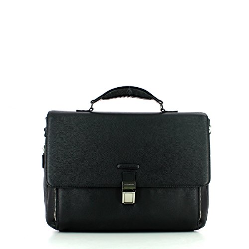 Piquadro Schulranzen, 30 Cm, 10 Liter Nero (Schwarz)