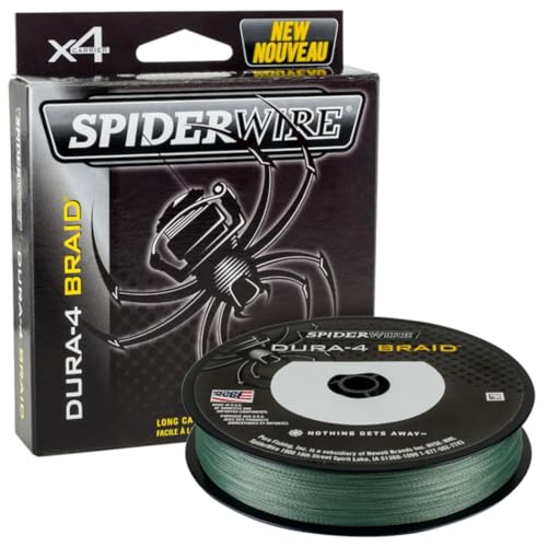 Spiderwire Filo Da Pesca Dura 4 Green 0.35Mm 300M Trecciato Pe Dyneema Mare Spinning Surfcasting Carpfishing