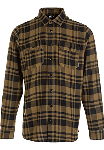 Whistler Herren Outdoorhemd Flannel 3123 Dark Olive 3Xl