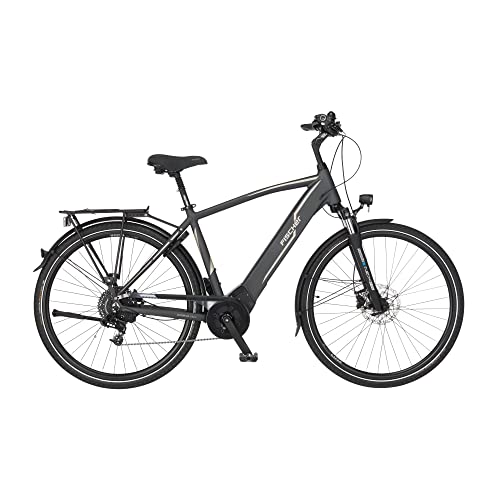 Fischer E-Bike Trekking, Viator 5.0I Elektrofahrrad Für Herren, Rh 50 Cm, Mittelmotor 50 Nm, 36 V Akku Im Rahmen, Schiefergrau Matt, 28 Zoll