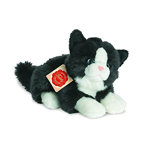 Teddy Hermann 90689 Katze 20 Cm, Kuscheltier, Plüschtier Mit Recycelter Füllung