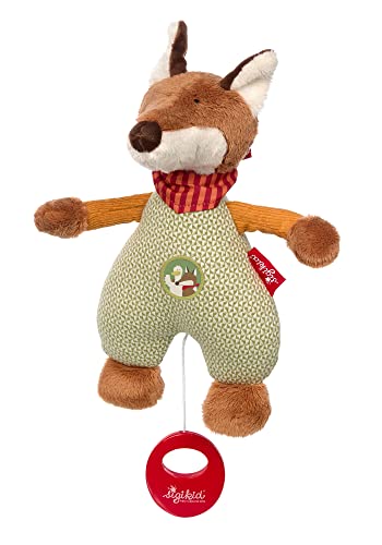 Sigikid 39233 Spieluhr Forest Fox Mädchen Und Jungen Babyspielzeug Empfohlen Ab Geburt Grün/Braun
