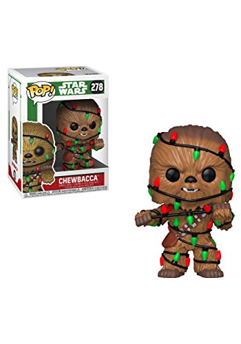 Funko Pop! Bobble: Star Wars: Holiday Chewbacca Mit Lights - Vinyl-Sammelfigur - Geschenkidee - Offizielle Handelswaren - Spielzeug Für Kinder Und Erw