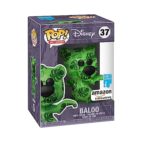 Funko Pop! Artist Series: Dtv - Disney - Baloo - Amazon-Exklusiv - Vinyl-Sammelfigur Inklusive Premium-Kunststoffschutz-Box - Geschenkidee - Offiziell