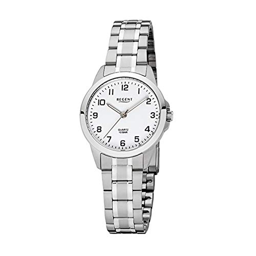 Regent Damen Analog Quarz Uhr Mit Edelstahl Armband 12220989