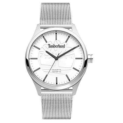 Timberland Herren Analog Quarz Uhr Mit Edelstahl Armband Tdwgg2100801