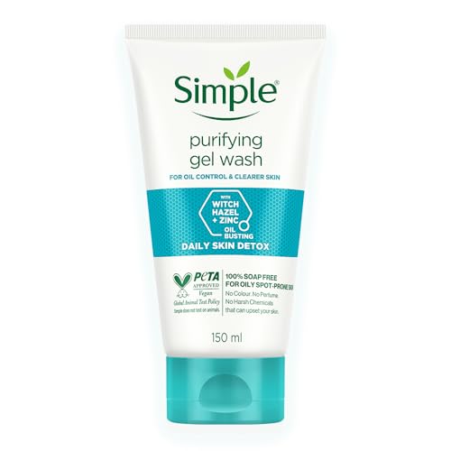 Simple Daily Skin Detox Purifying Gesichtsreiniger, 150 Ml
