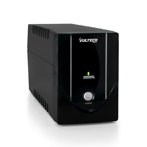 Vultech Ups800Va-Lite Gruppo Di Continuità Offline, Nero, 800 Va | 440 Watt