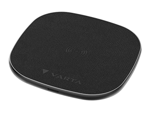 Varta Caricatore Wireless, Caricabatterie Senza Fili, Charger Pro Stazione Di Ricarica Qi Compatibile Da 15 W Per Posizioni Di Ricarica Flessibili, In