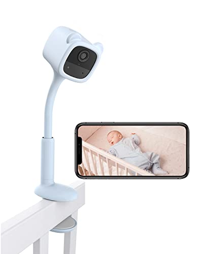 Ezviz Bm1 Baby Monitor A Batteria, Videocamera Di Sorveglianza Interno Wifi, Rilevamento Del Pianto E Pir, Visione Notturna Senza Luce, Cameretta Neon