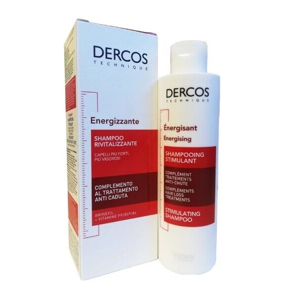 Dercos Shampoo energizzante anti-caduta di Vichy, Unisex - Flacone...