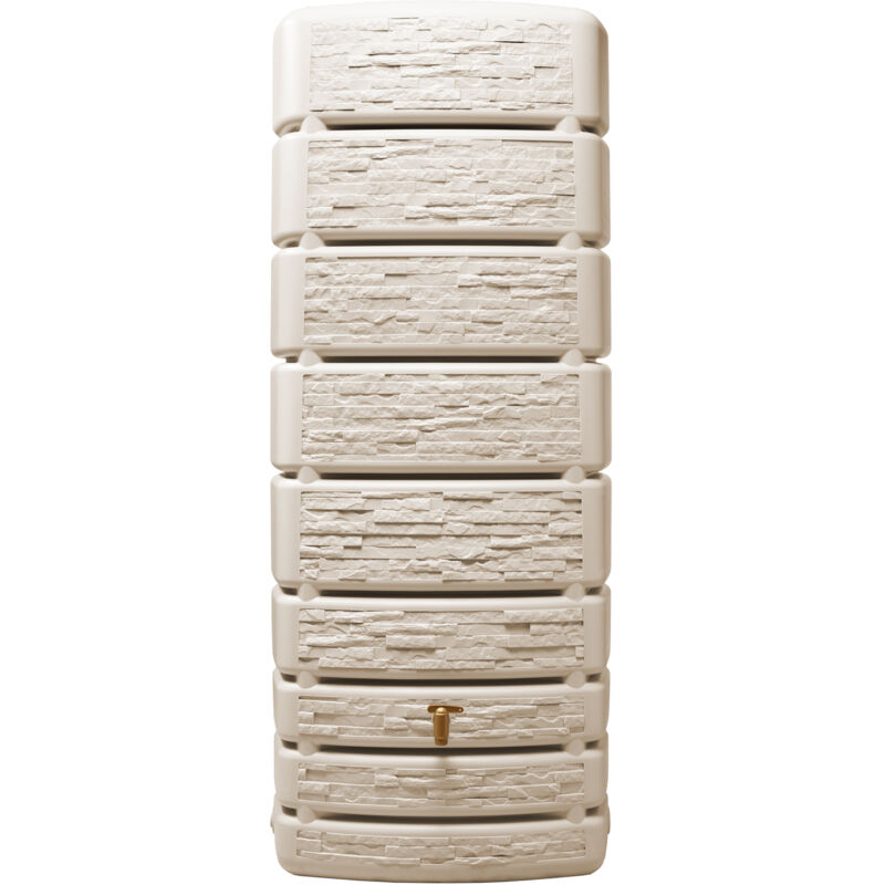 4rain - slim stone decor Wandtank 500 l, sandbeige - 211821